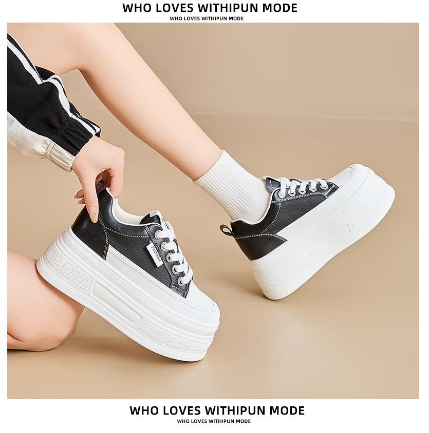 Dam 8 cm Hög Sula Vita Casual Vår/Sommarskor