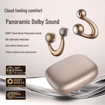 OWS 6.0 AI Open-Ear Wireless Sports Headphones with Long Battery Life and Noise Cancelling.