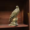 Garden Resin Eagle Statue, Outdoor Standing Eagle Sculpture, Yard Lawn Eagle Ornament, Housewarming Gift for Friends Family