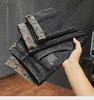 2024 Herren Slim Straight Bestickte Jeans - Leichte Luxus Herbst/Winter Kollektion