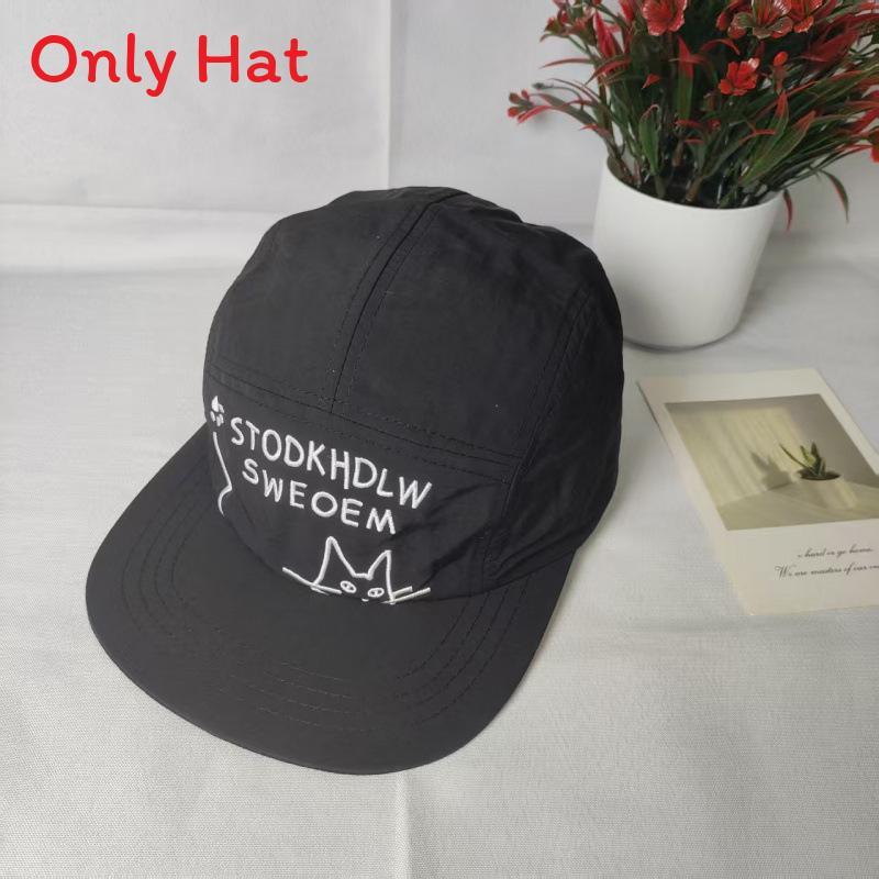 Street Dance Hat With Embroidered Design Summer Lightweight Sun Protection For Teens