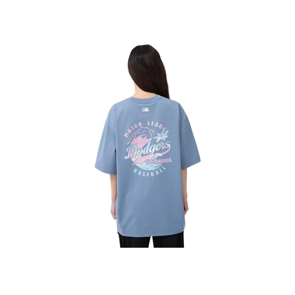 New MLB Los Angeles Dodgers SS25 T Shirt Unisex Light Indigo 3ATSX0453-07INL