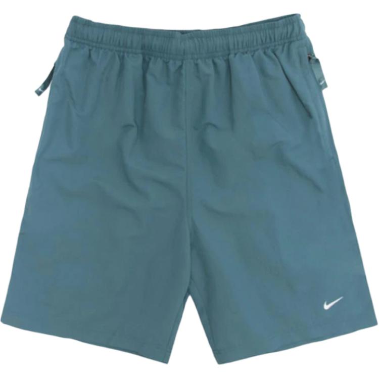 Nike Logo Breathable Solid Color Shorts Men Bottoms Trojan-Green DM4402-387