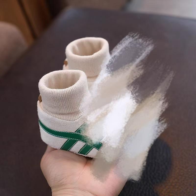 Soft Sole First Walker Non-Slip Cotton Baby Shoes for 6-12 Months