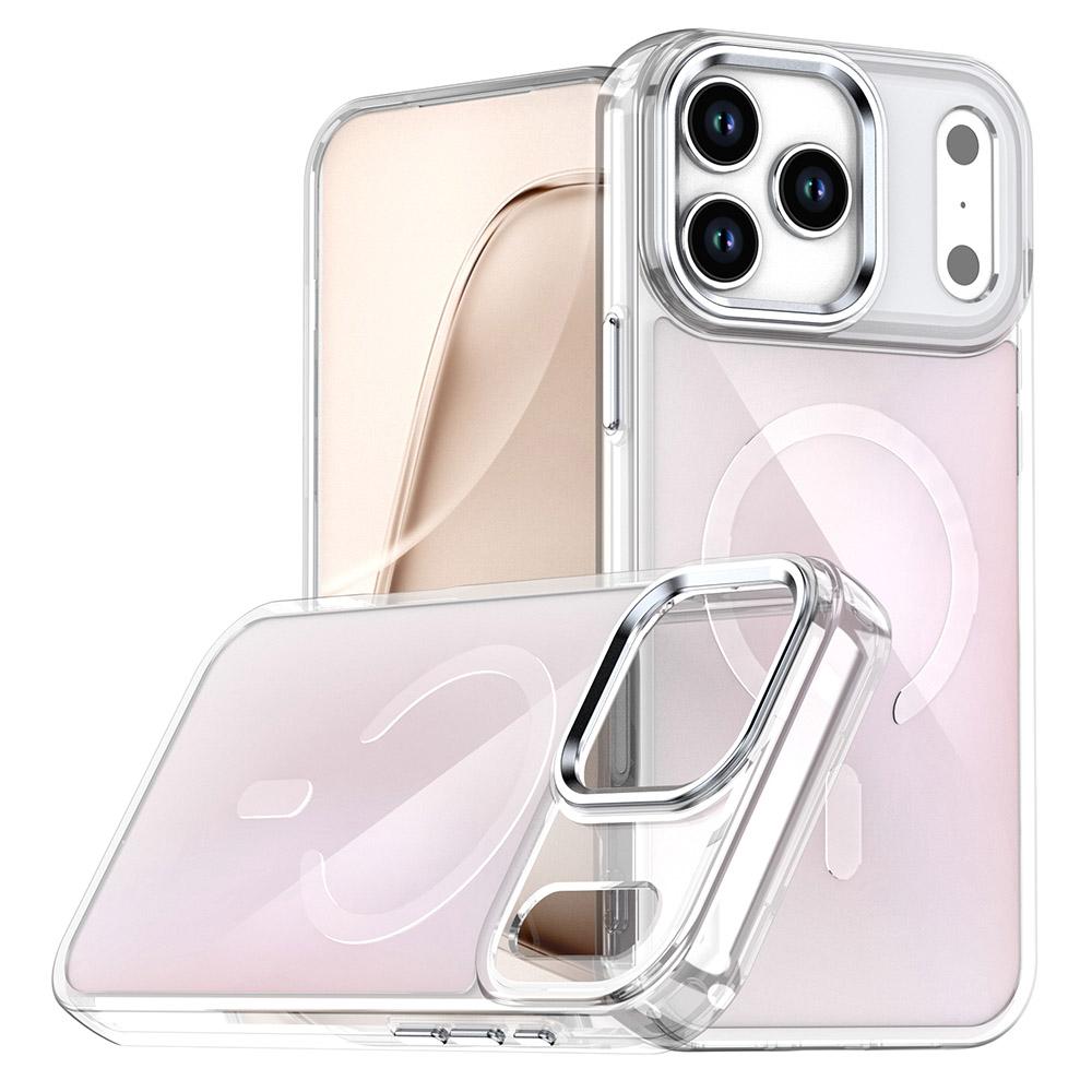For iPhone 17 Pro Max Case Compatible with MagSafe Color Changing PC TPU Phone Back Cover