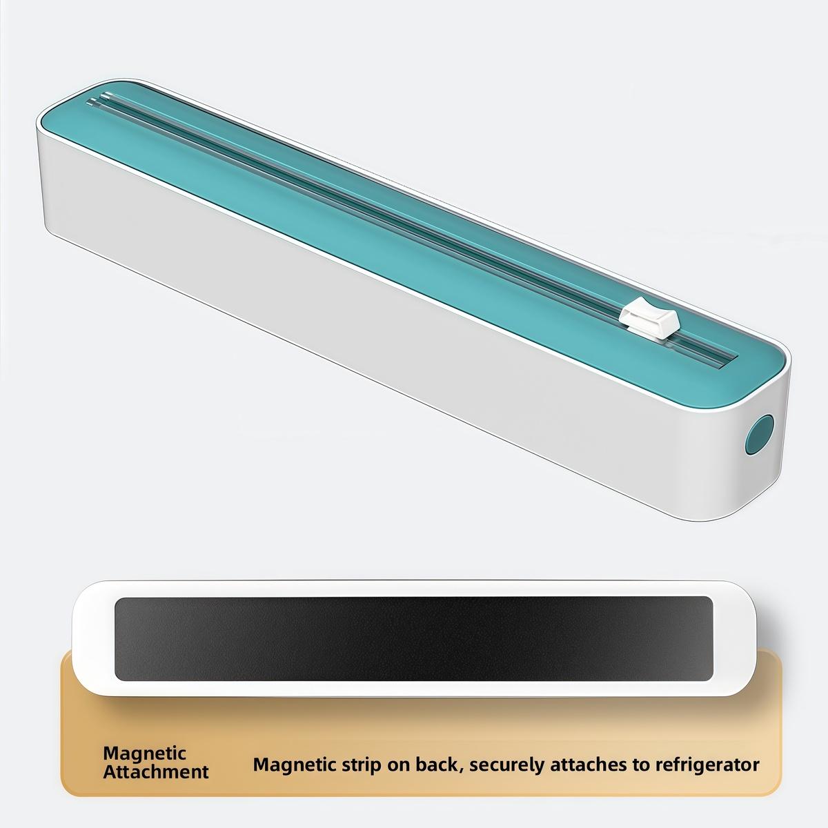 

Plastic Film Cutter Baking Tin Paper Two-way Slider Cutting Box Household Magnetic Suction Wall-mounted Storage Box Storage Rack