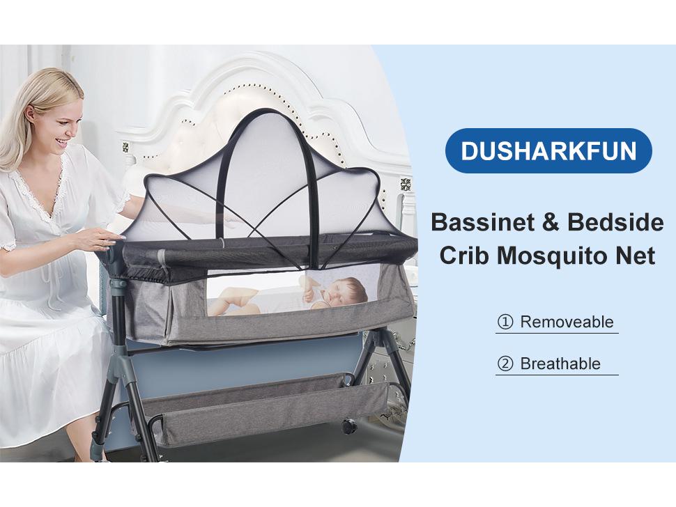Universal Foldable Baby Crib Mosquito Net - No Installation, Anti-fall, Full Coverage
