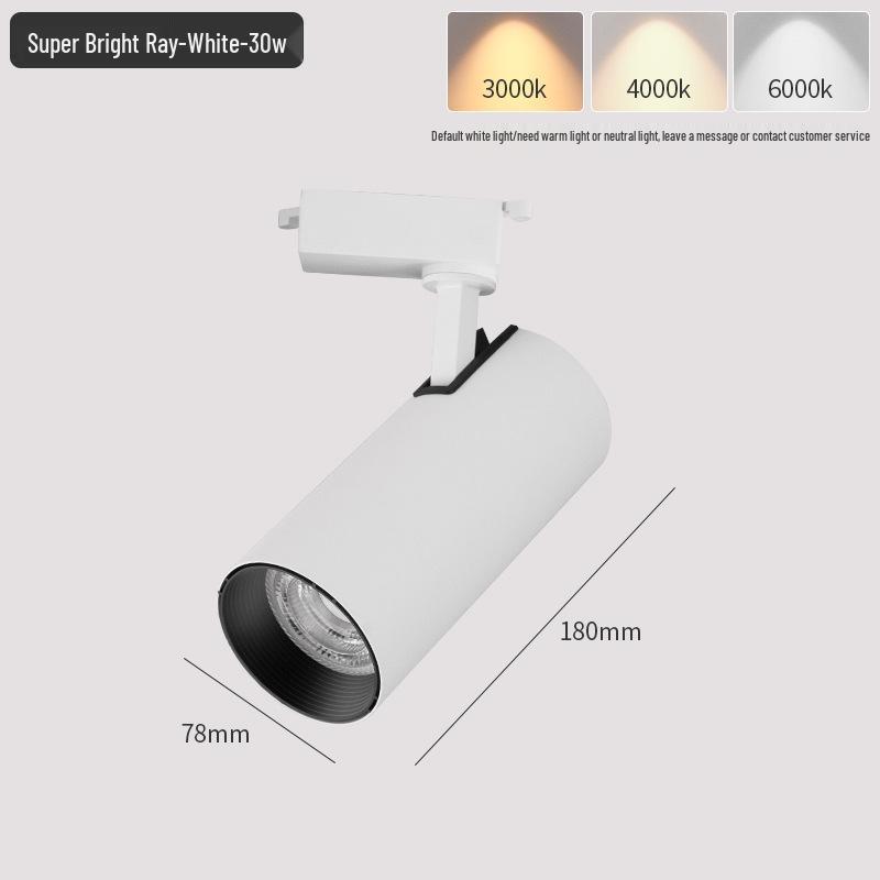 Modern GU10 LED Track Lighting for Stores and Showrooms