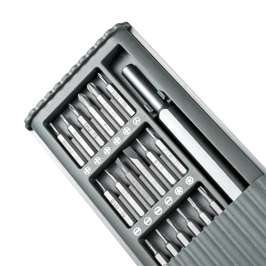 Disassembly and maintenance of mobile phone computer screwdriver tool steel 24-in-1 combined screwdriver set