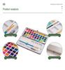 Ziyunxuan 50-Color Portable Watercolor Paint Set - Beginner Friendly Tin Box