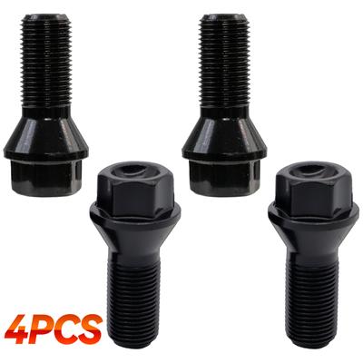 4 × BMW X3 X5 X6 E70 E71 F20 F25 428i 528i M4 M5 Z4 autóhoz kerékcsavarok Anya Acél 36136781151 Fekete autó standard tartozékok