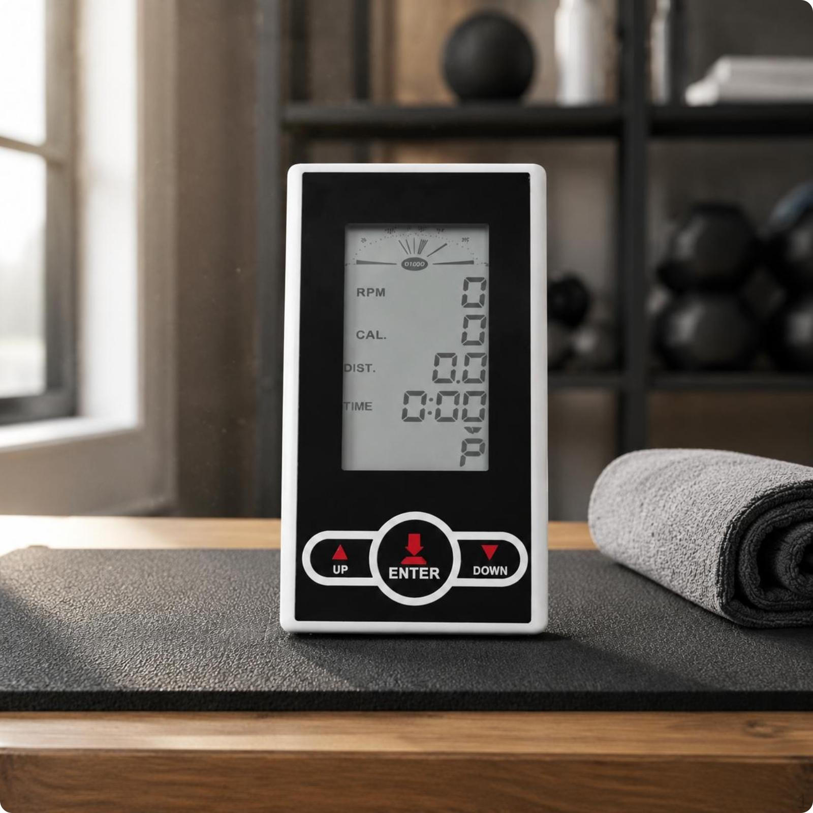 Exercise Bike Computer Monitor Display Time Counter Fitness Console Digital Screen
