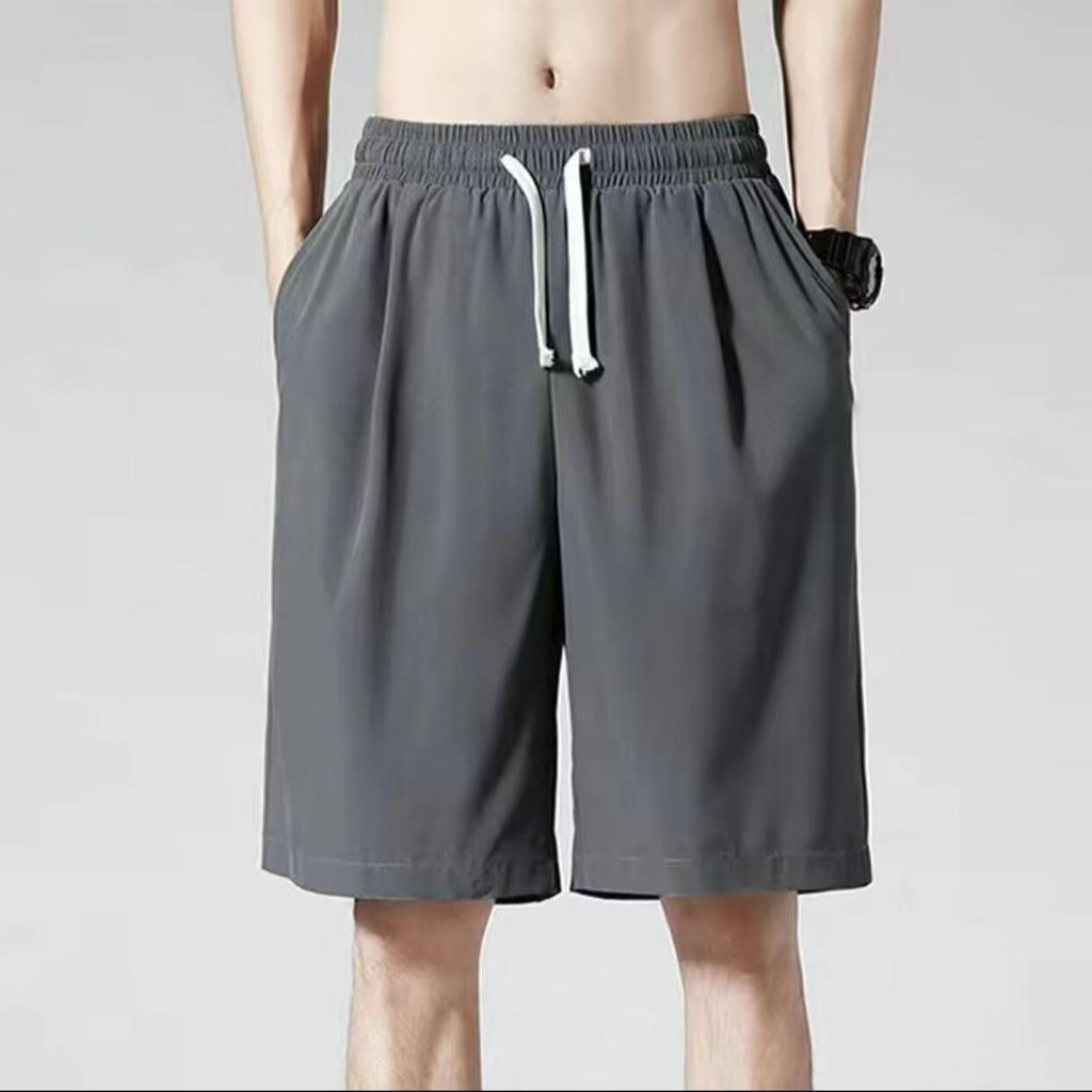 Quick-drying Pants Ice Silk Men's Summer Sports Five-point Pants Men's Summer Wear Casual Loose Men's Shorts