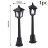 1Pc Mini Lamps Street Lights Microscopic Model For Miniature Dollhouse Decor