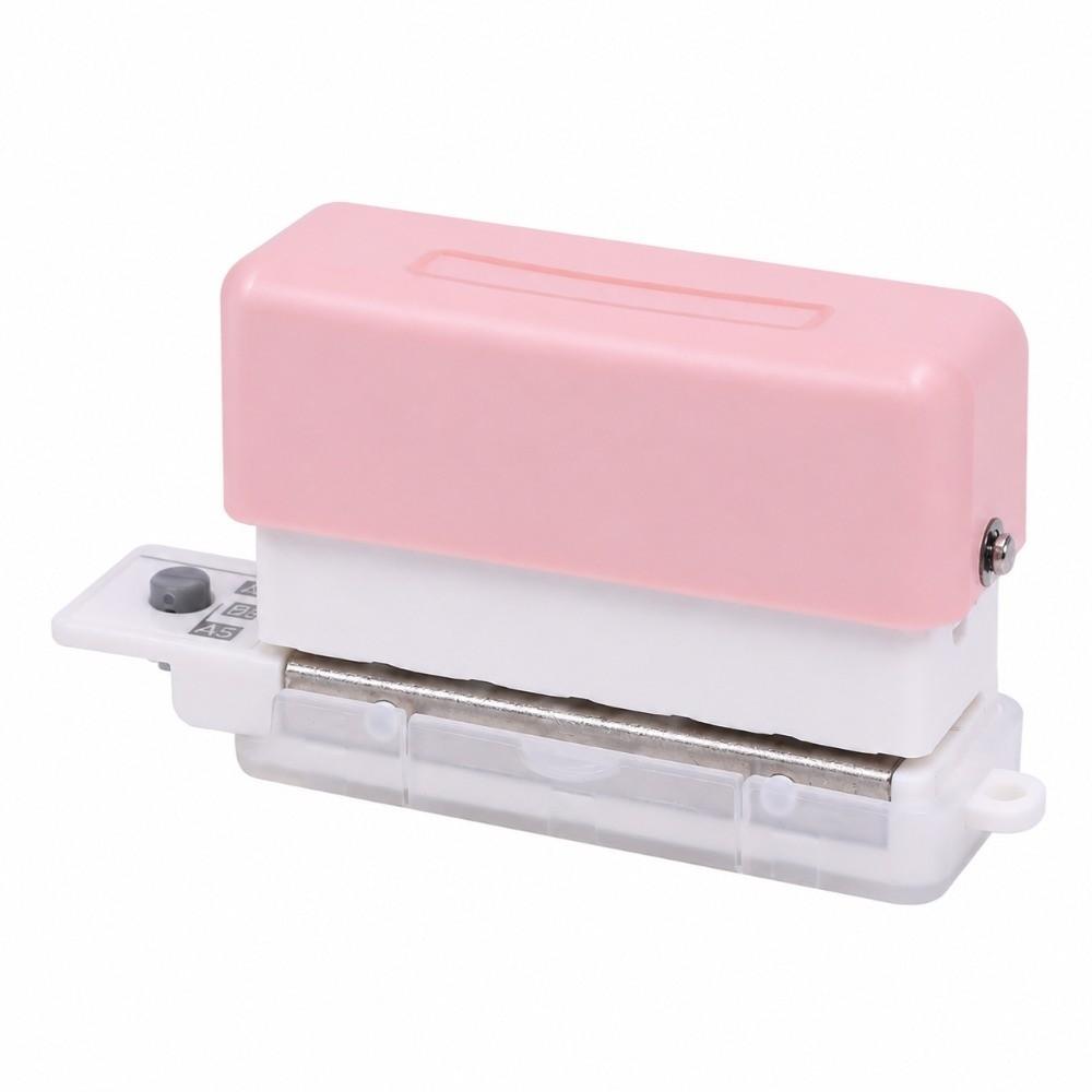 ABS Loose Leaf Punching Machine Practical Manual Puncher Handheld Mini Puncher Paper Crafting