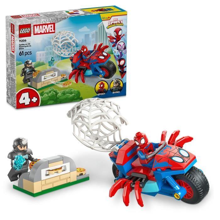 LEGO | Marvel 11206 Spidey et ses Amis Extraordinaires Spidey sur sa Moto contre Rhino