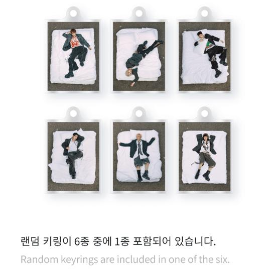 Pre-order P1Harmony DUH! Random Mini Album Key Ring H ver.