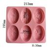 1 Pc 6pcs Oval Bee Shaped Ice Cream Jelly Pudding Soap Cake Mould Home Kitchen Cake Dessert Baking Tools