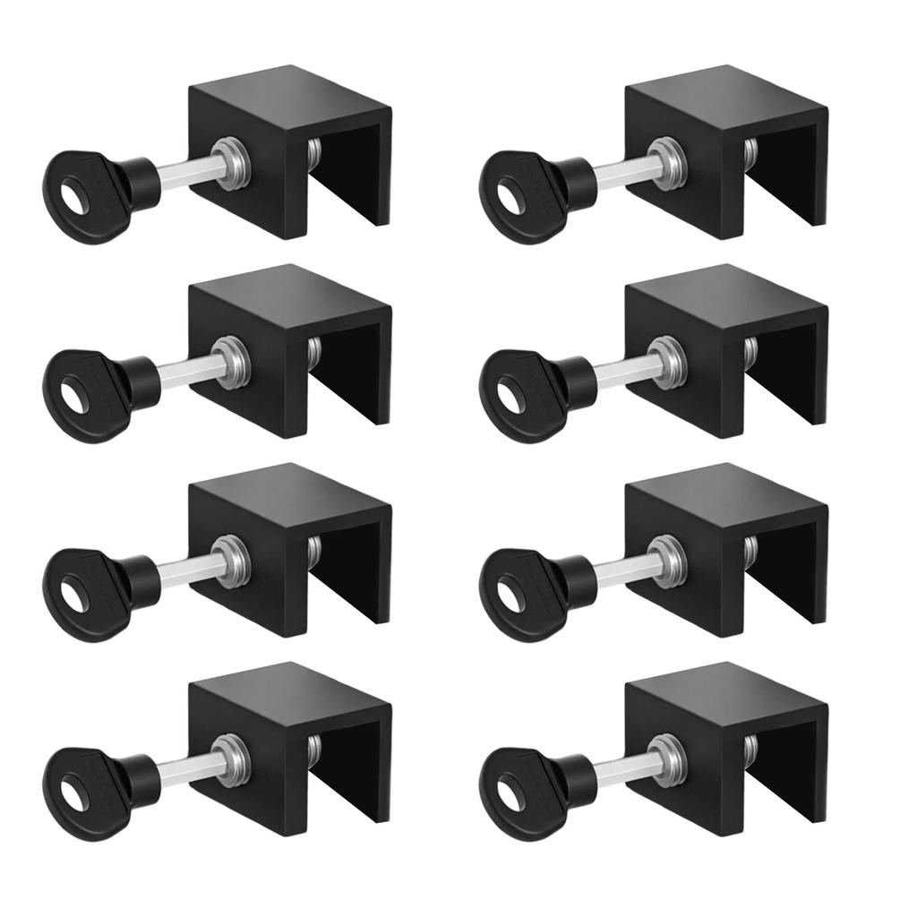 Adjustable Sliding Window Stops Security Window Locks with Keys for Vertical and Horizontal Sliding Windows Enduring