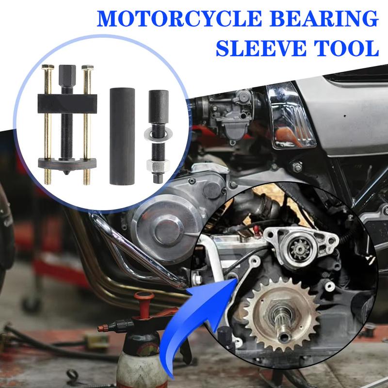 Schwarz für Harley Electra Glide Hauptwellen-Innenlager-Rennbahn-Werkzeug Abzieher Demontagewerkzeug 34902-84 Montierwerkzeug Big Twin Getriebe