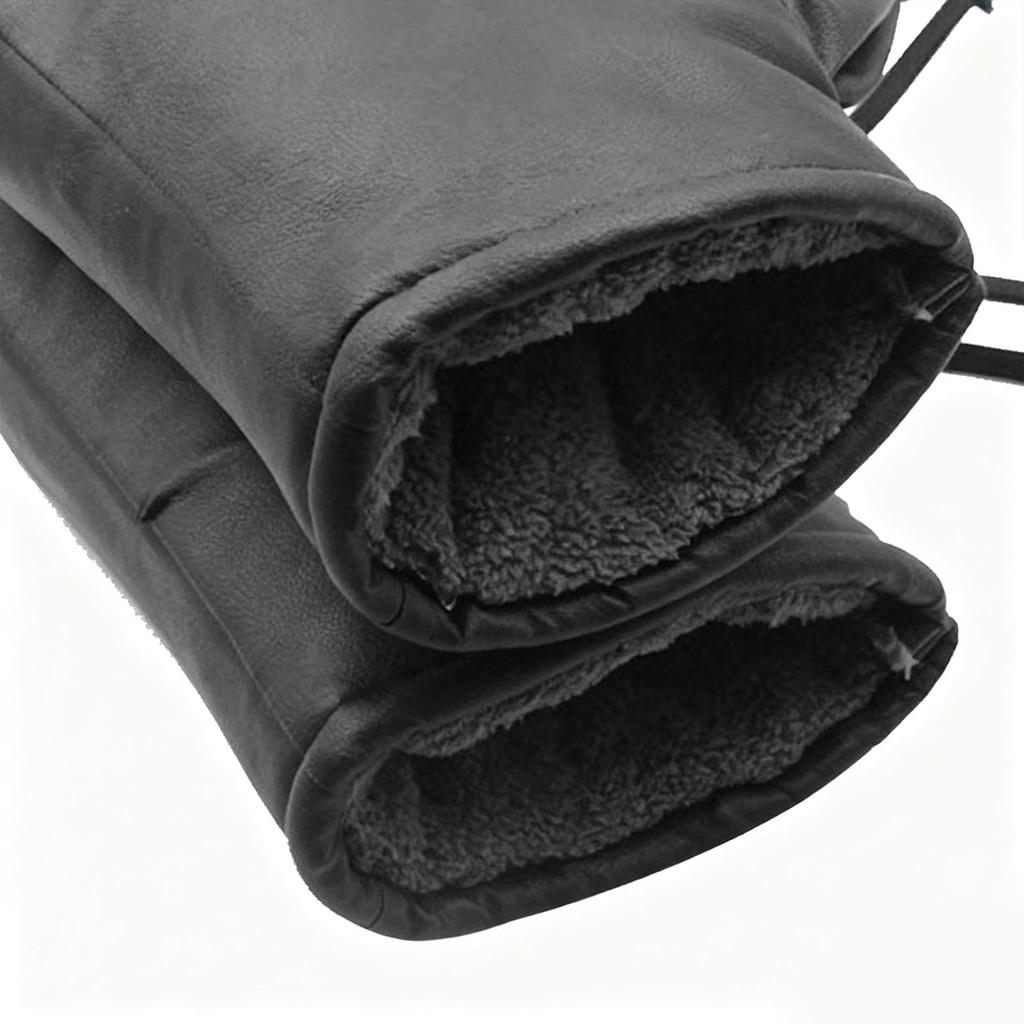 Motorcycle Hand Muffs Electric Waterproof Windproof Snowmobile Heated Grip Gloves For Men Riders Commuting Riding Touring Travel