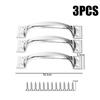 5/6 Inch Stainless Steel Drawer Pulls Cabinet Handles for Kitchen Bathroom Wardrobe Cupboard Door Solid Steel Color Furniture