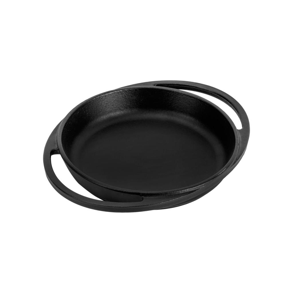 Lava Cast Iron Round Skillet. Dual Handle, Dia. Ø 12cm.