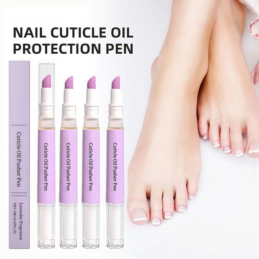 Penna Push-up Cuticole e Olio 2-in-1 Penna Illuminante e Idratante per Unghie Penna Protettiva per Cuticole Unghie 2ML Penna Smalto Portatile Strumento per la Cura delle Unghie