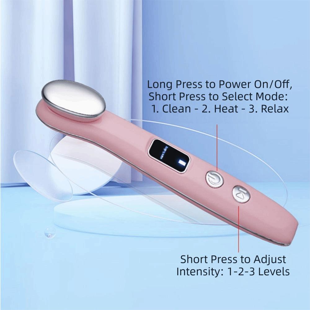3 Modes Eye Massager Wand Hot Compress Eye Lifting Wand Vibration Eye Care Tool  Facial Relaxation