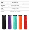 1Pair Bicycle Grips Ergonomic Anti-Slip Shock Absorption Mountain Bike Handlebar Cover Rubber Soft Comfortable Single Lock
