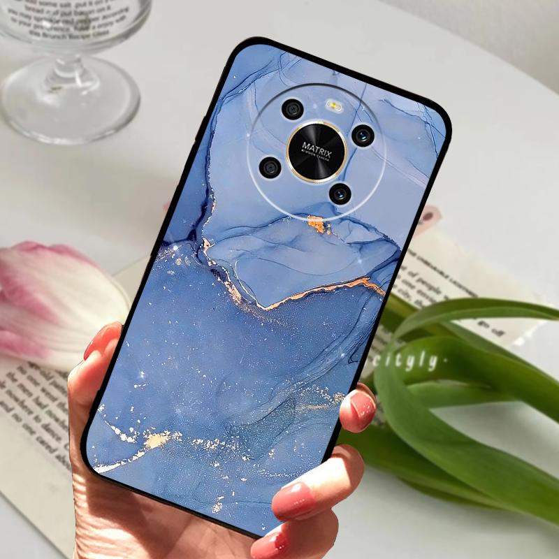 For Honor Magic4 Lite 5G Case ANY-LX1 LX2 LX3 Silicone TPU Soft Phone Cover For Honor Magic 4 Lite Bumper Fundas Fashion Luxury