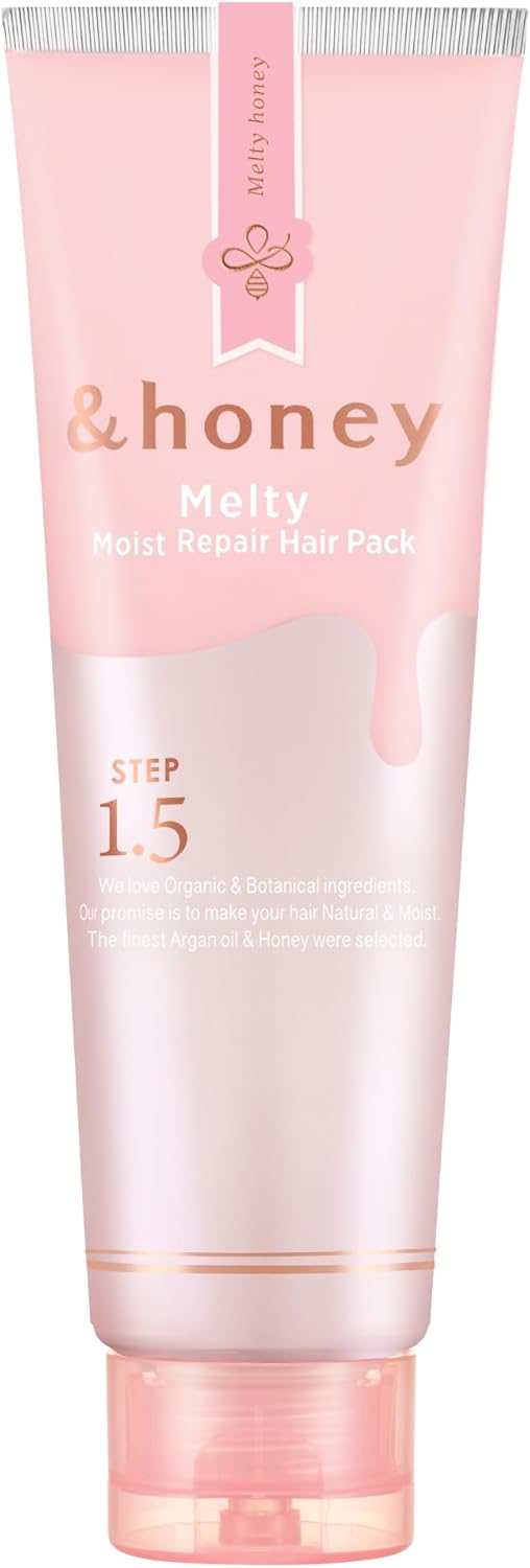

&honey Melty Moist Repair Hair Pack 1.5 увлажняющая маска для вьющихся и непослушных волос, 130 г