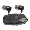 Collar Clip Wireless Earphone HiFi Stereo Sound Full Automatic Dual Ear Portable Business Wireless Bluetooth Headset 