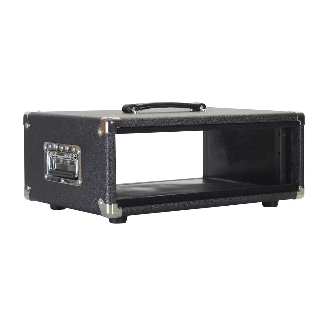 GATOR Rack Case Vintage Amp Style Retro Rack Series 3U Black GR-RETRORACK-3BK (Mounting screws/washers included) []