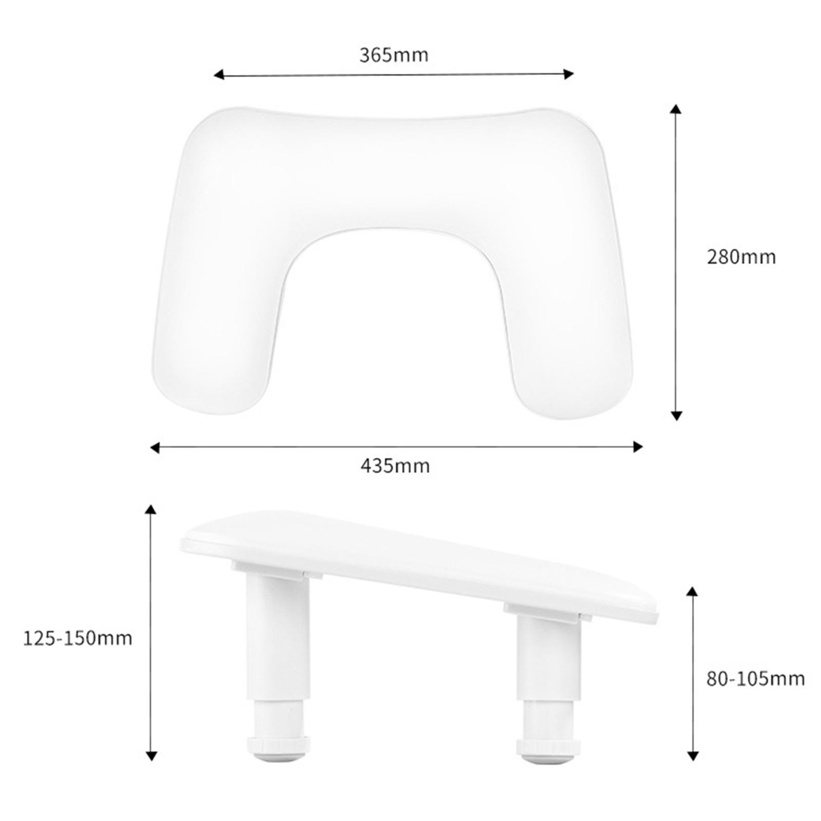 

Arm Rest Pillow for Nail Art Nail Hand Rest Pillow Adjustable Height PU Leather Cushion Tilted Hand Pillow Manicure Tool белый