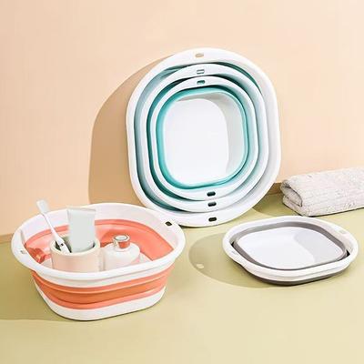 Travel Big Washbasin Folding Washbasin Portable Household Compression Basin For Student Dormitory Bathroom Accessories