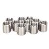 10Pcs 22mm Threaded Insert Reducing Nuts, M16 X 2 Female To M20 X 2.5 Male Repair Insert Nut Thread Nut Conversion Kit Stainless Steel