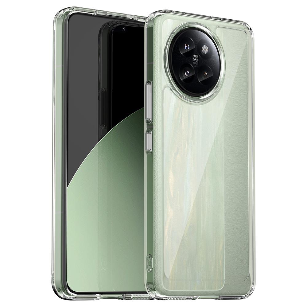 

Для Xiaomi Civi 4 Pro 5G/14 Civi 5G Прозорий чохол Гальванізовані кнопки (Великий задній отвір об єктива) A