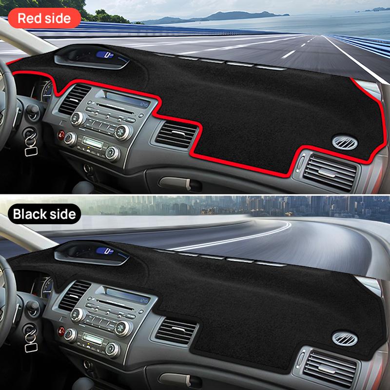 Auto-Armaturenbrettabdeckung für Honda Civic 8. Generation 2006 2007 2008 2009 2010 2011 Instrumententafel Sonnenschutzmatte Rutschfeste Unterlage Zubehör