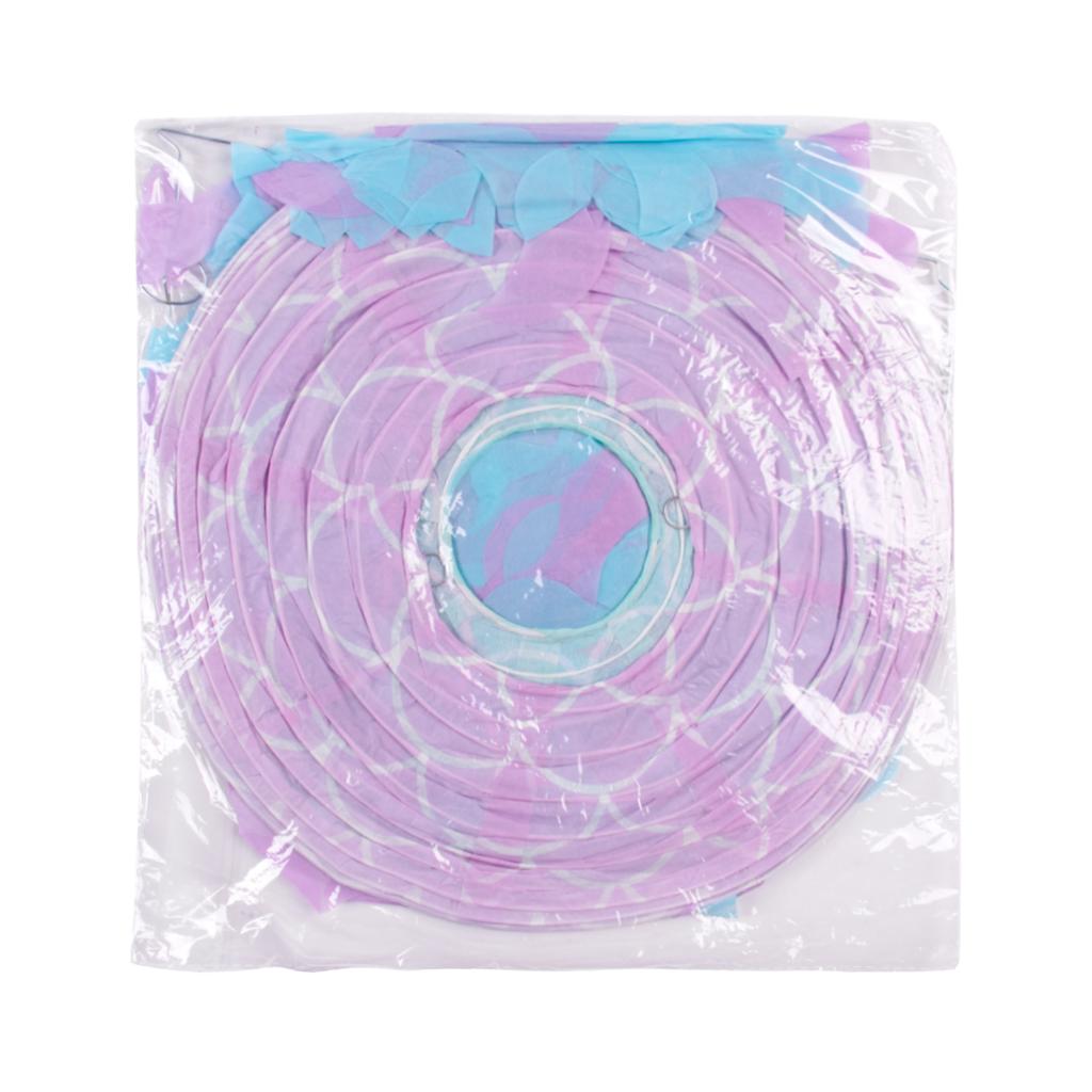Gradient Jelly Fish Paper Lanterns Hanging Lantern for Little Mermaid Theme Under The Sea Ocean Birthday Party Wedding Decor