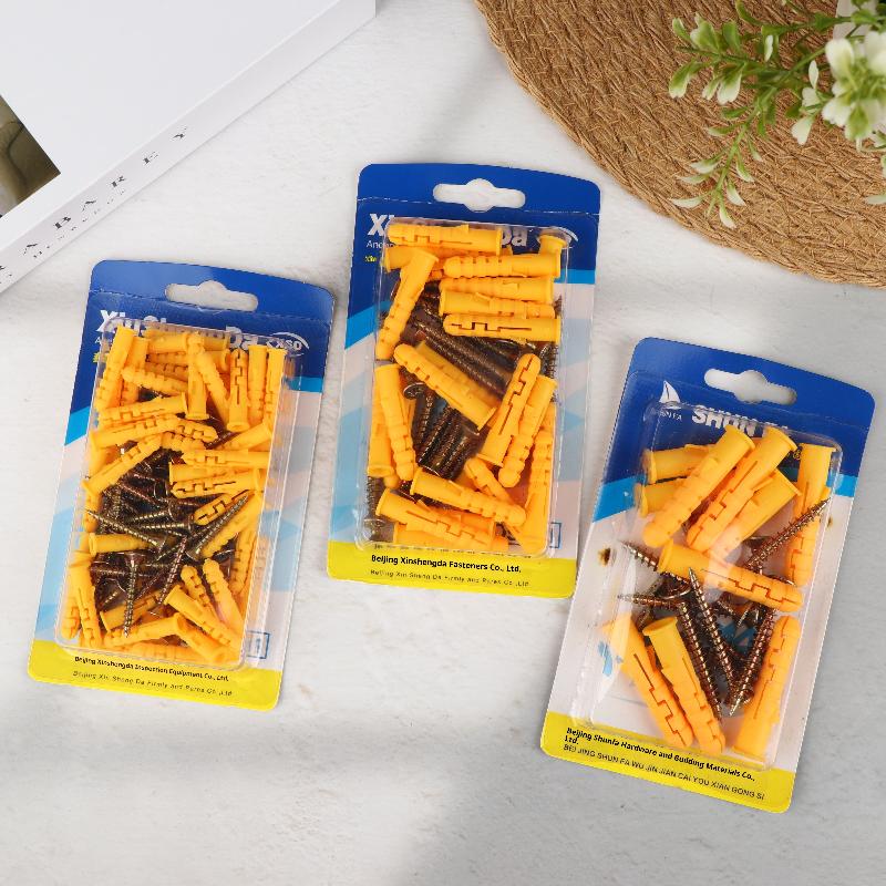 10/25/50Pcs Self-Tapping Screws Kit Stainless Steel Expansion Screws Cross Tips Wall Anchors And Screws For Drywall