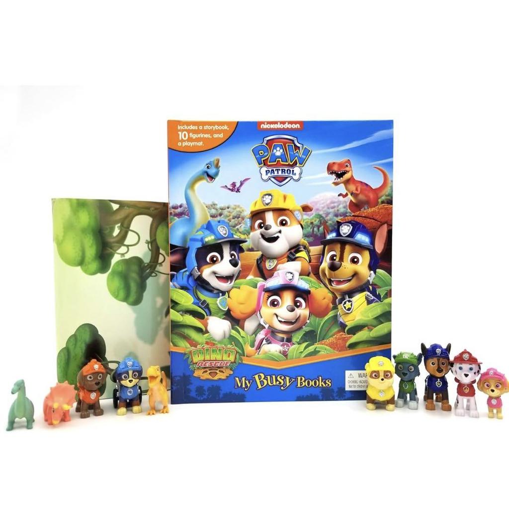 [USED] Paw Patrol My Busy Book with 10 Figures