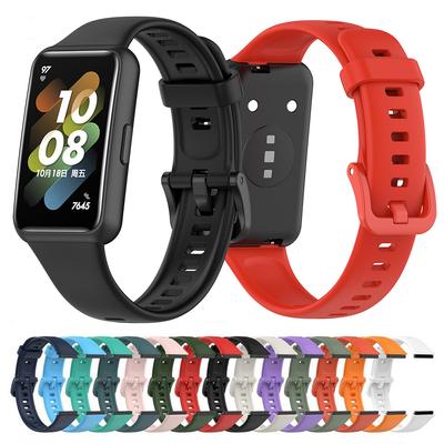 Remienok na hodinky Mäkký silikónový remienok na zápästie Huawei Band 7 Smart Bracelet