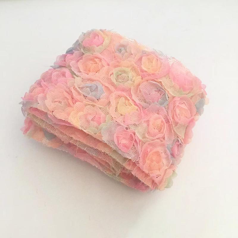 

DIY Party Embroidery Embellishment Rose Petals Curtains Mesh Bag Decorations Accessories Gift Dress