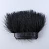 1Meters Furry Turkey Feathers Trim Ribbon White Natural Plumes For Traditional Holiday Dress Sewing Plumas Accessories