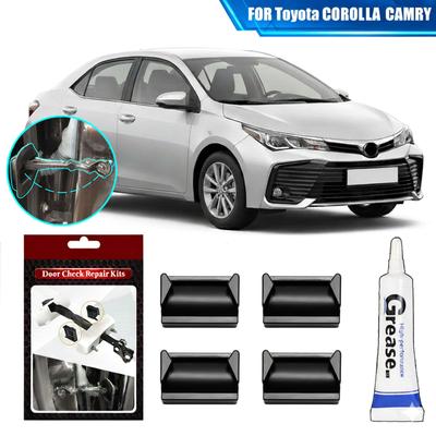 4 tk Autoukse piiraja rihm Piiraja komplekt Stopper Summuti Ühilduv Toyota Camry Corolla Avensis Auris'ega Lõtvuv uks