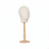 Espositore da Tavolo per Cappelli Manichino Versatile in Legno Testa di Manichino Legno Massiccio Espositore da Banco per Cappelli per Rivenditori,