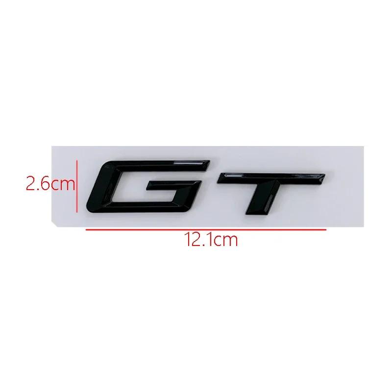 3D ABS Car Trunk Letters GT Emblem Badge Sticker For BMW 3 Series 5 Series GT E36 F07 F34 G32 320d 530 650 Auto Accessories