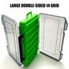 Double Sided Fishing Tackle Storage Box Plastic Fishing Tool Case Jigs Head Hook Storage Organizers Fishing Supply