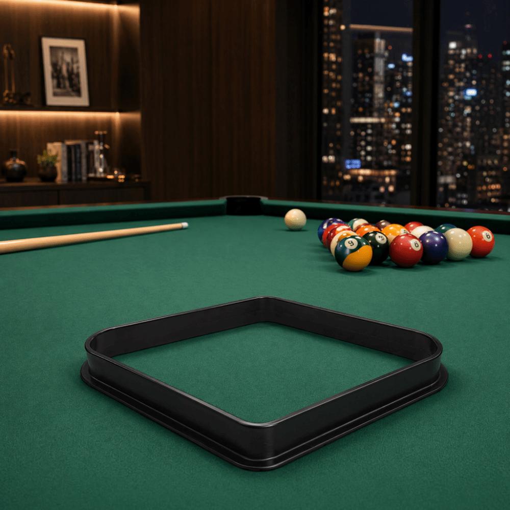2PCS Rigid Frame Triangular Ball Frame Triangular Shape Snooker Ball Rack Billiard Practice